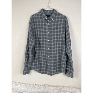 Tricots St Raphael Plaid Long Sleeve Top Size L